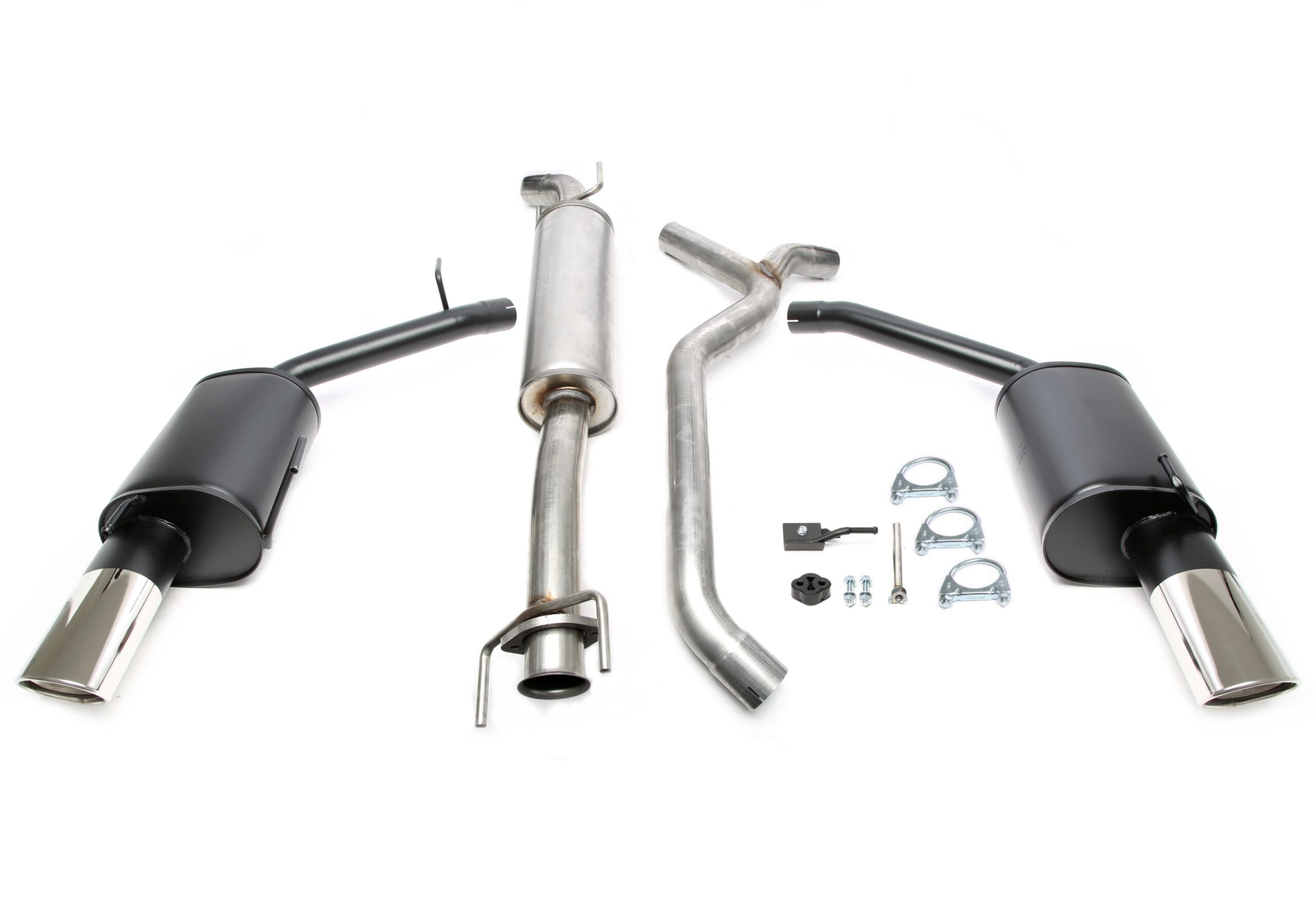 Duplex Sportauspuffanlage 1x90/120mm Links+Rechts passend für Saab 9-5 Turbo Limo.+Kombi