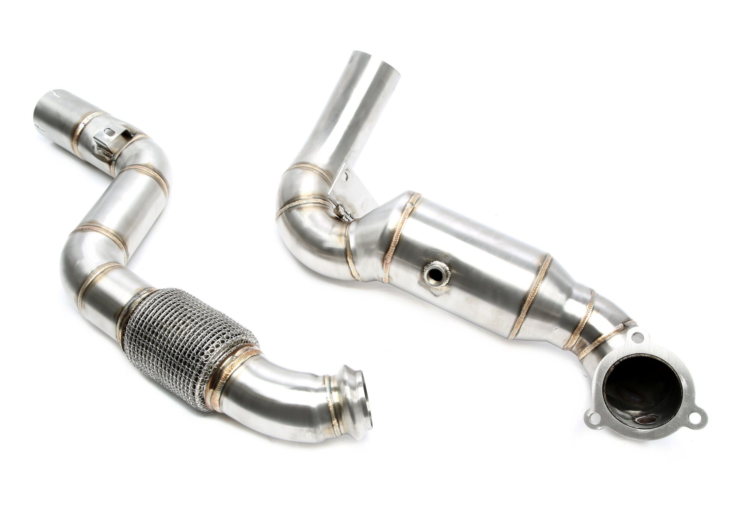 Downpipe mit Katalysator passend für Mercedes Benz A-Klasse W176, CLA-Klasse Coupe+Shooting Brake C117, X117
