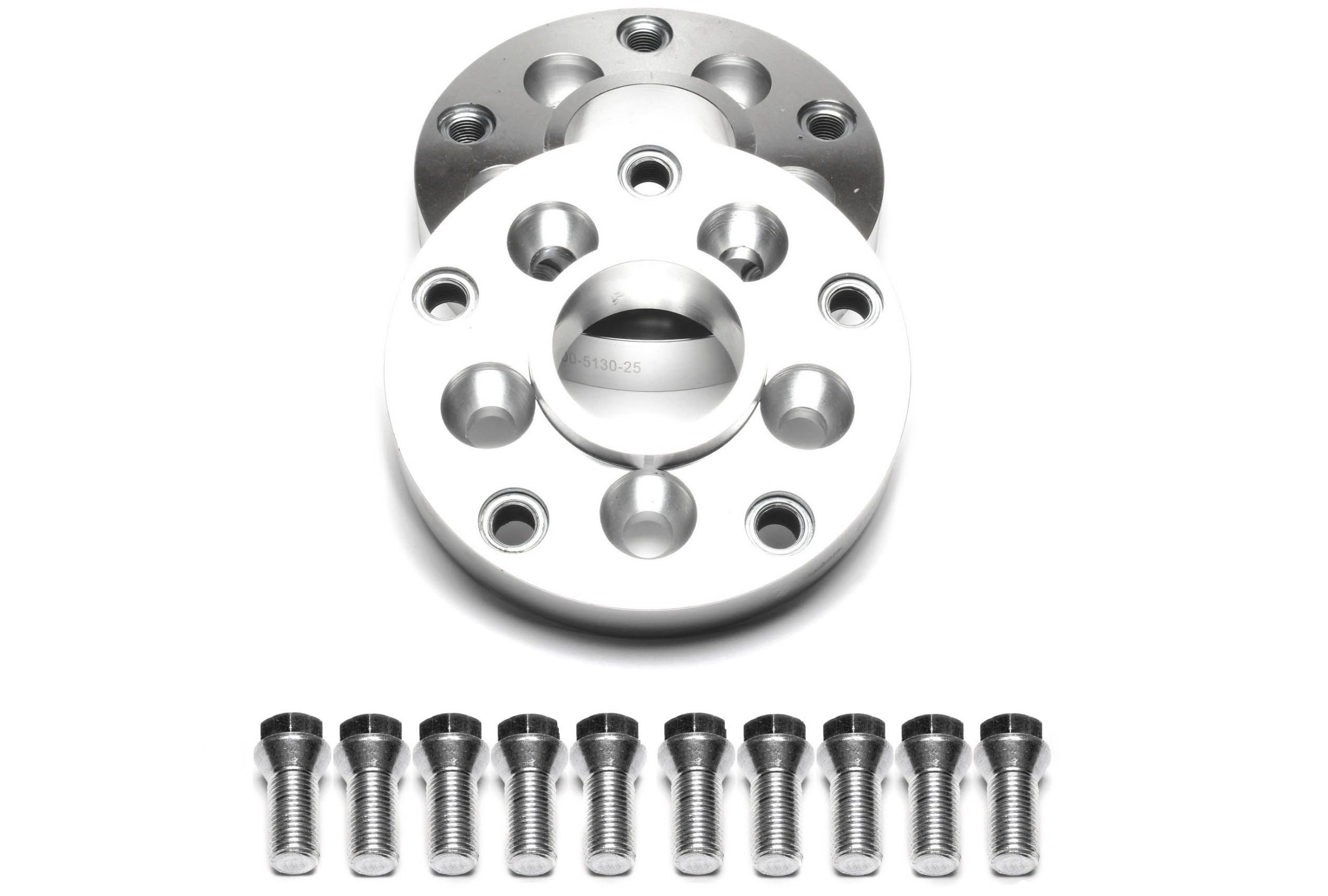 Lochkreisadapterset 25mm pro Seite/50mm pro Achse/5x100 auf 5x130