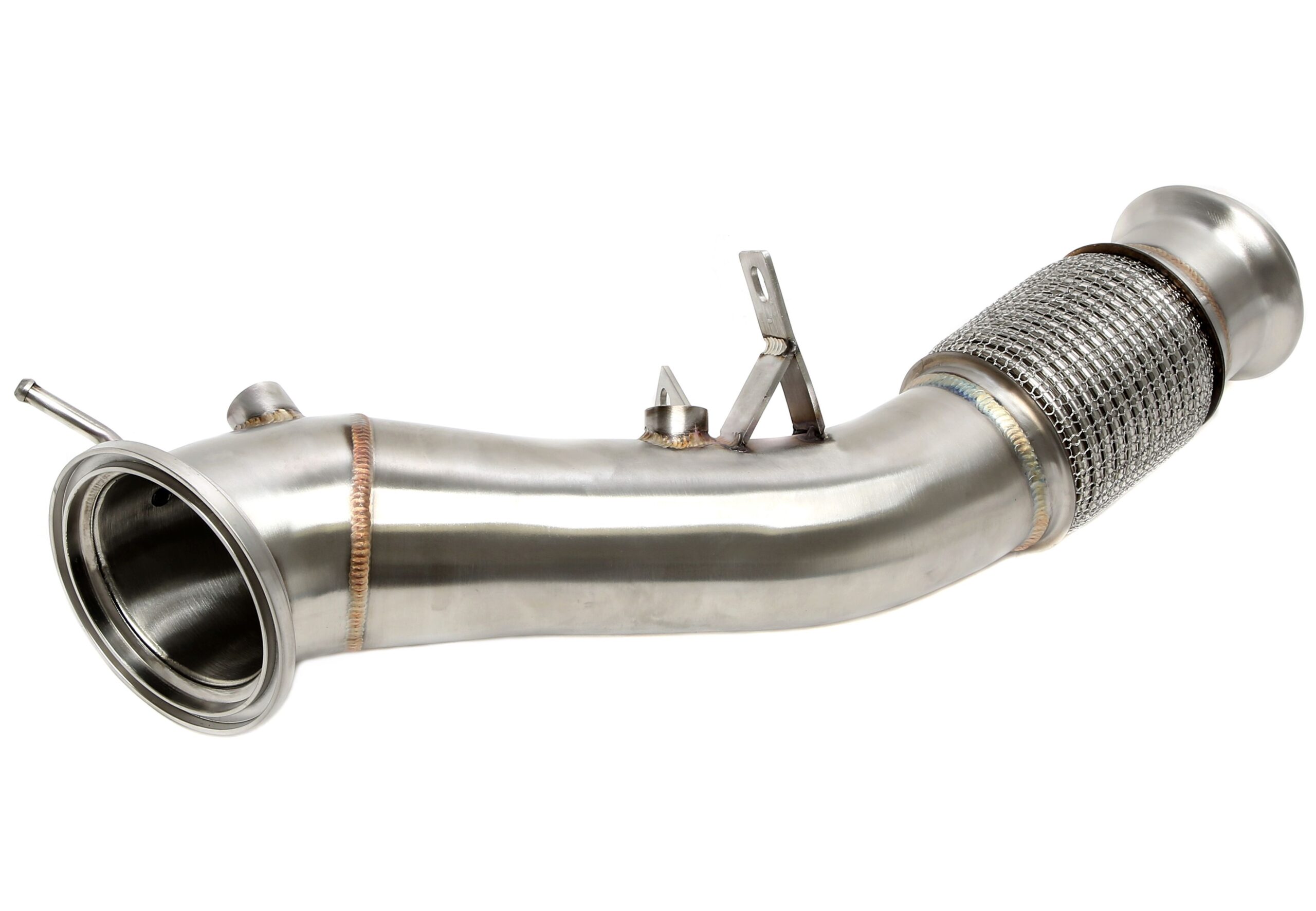 Downpipe ohne Katalysator F & G Chassis passend für BMW 1er Serie F20/F21, 2er Serie F22/F23, 3er Serie F30/F31/F34, 4er Serie F32/F33/F36 , 5er Serie G30,G31, 6er Serie G32, 7er Serie G11/G12, X3/X4 G01/G02 - B48 Motoren