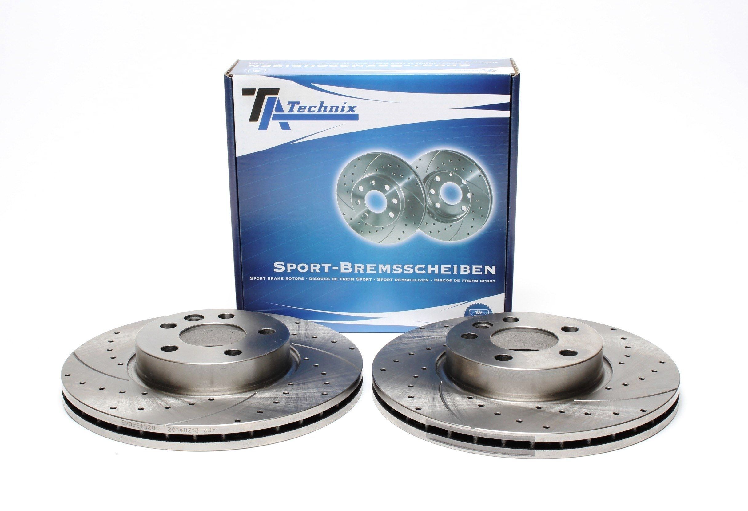 Sport Bremsscheiben Satz Vorderachse passend für Ford Galaxy / Seat Alhambra / VW Sharan / T4