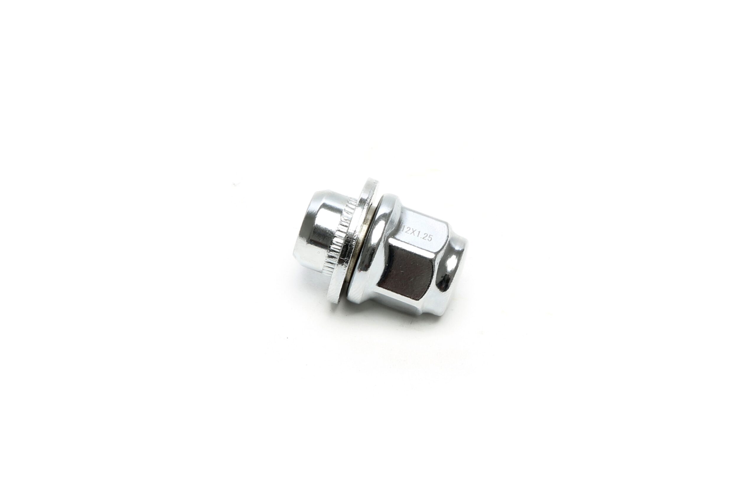 Radmutter Flachbund M12x1.25-SW21 für OEM Alufelgen passend für Nissan 100NX, Almera, Micra ,Sunny