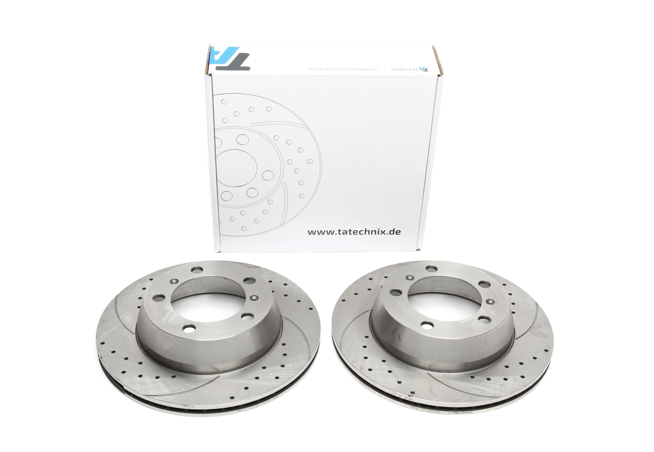 Sport Bremsscheiben Satz Hinterachse passend für Porsche 718 Boxster+Boxster, 718 Cayman+Cayman Typ 981, 982, 987