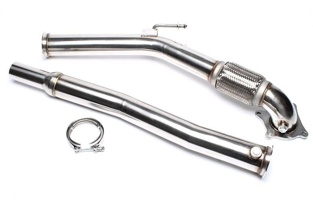 Downpipe passend für Audi A3 (8P), TT (8J) / Seat Altea, Leon, Toledo (5P/1P) / Skoda Octavia (1Z), Superb (3T), Yeti (5L)/ VW Eos (1F), Golf V+VI (1K), Jetta III+IV (1KM), Passat (3C/3CC), Scirocco (13), Tiguan (5N)
