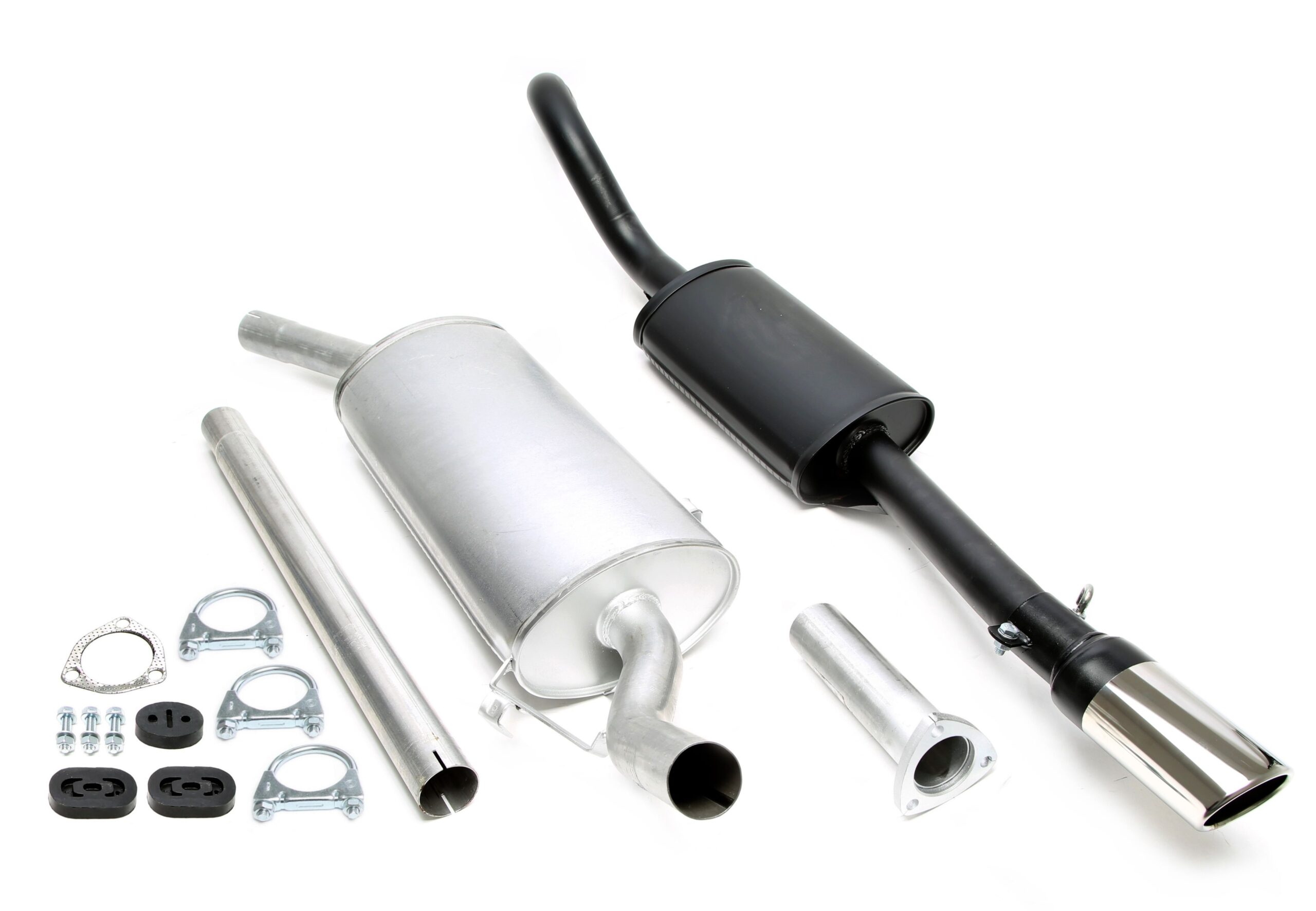 Sportauspuffanlage1x70x90mm passend für Saab 900 I 2.0l 8V / 16V