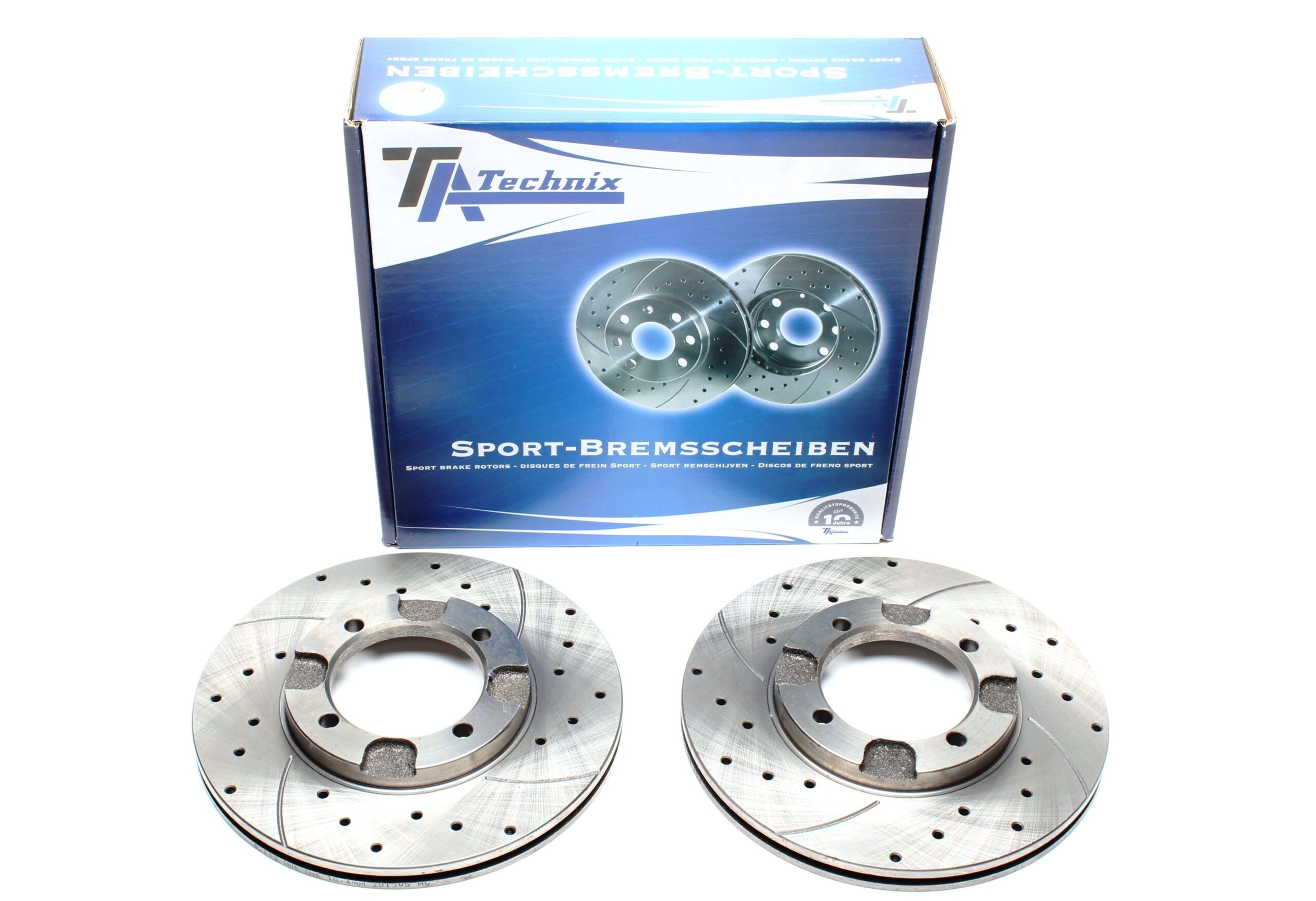 Sport Bremsscheiben Satz Vorderachse passend für Mitsubishi Cordia / Colt I-III / Galant III / Lancer II+III / Lancer III SW / Lancer IV / Space Wagon / Tredia