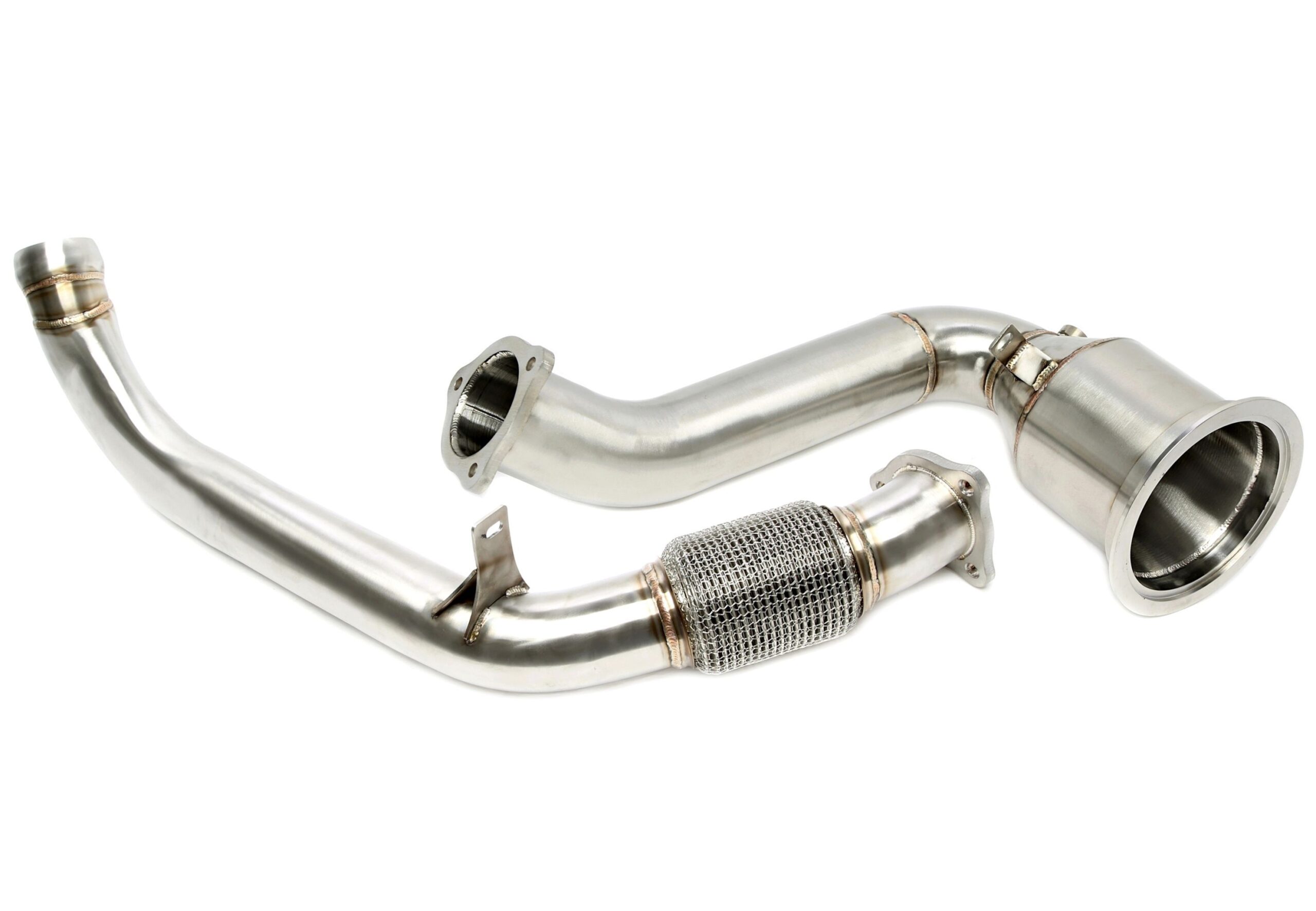 Downpipe ohne Katalysator / Vorkatersatzrohr+Downpipe / Hauptkatersatzrohr passend für Porsche Panamera /4 3.0T Typ 971
