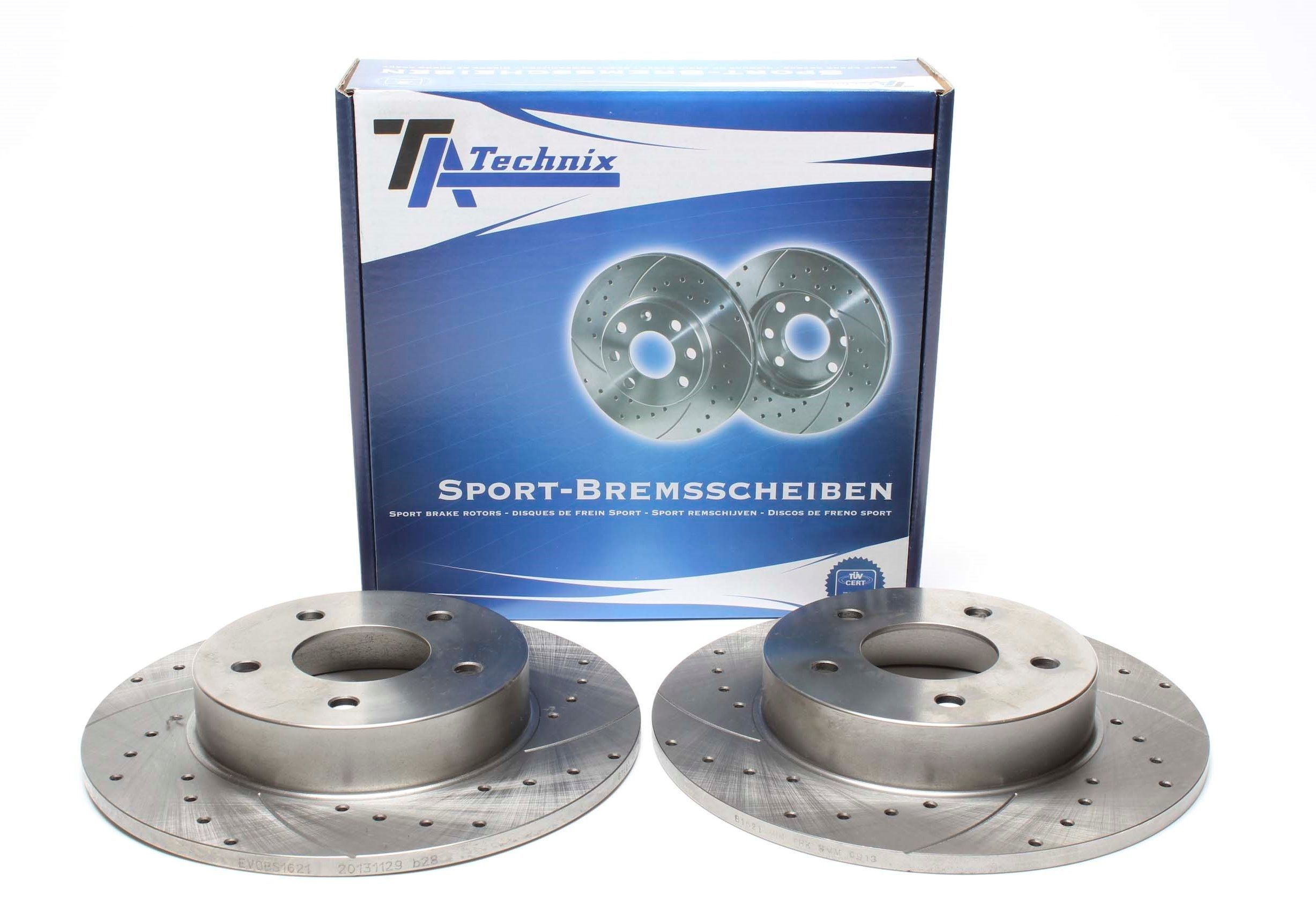 Sport Bremsscheiben Satz Hinterachse passend für Nissan Almera / Primera