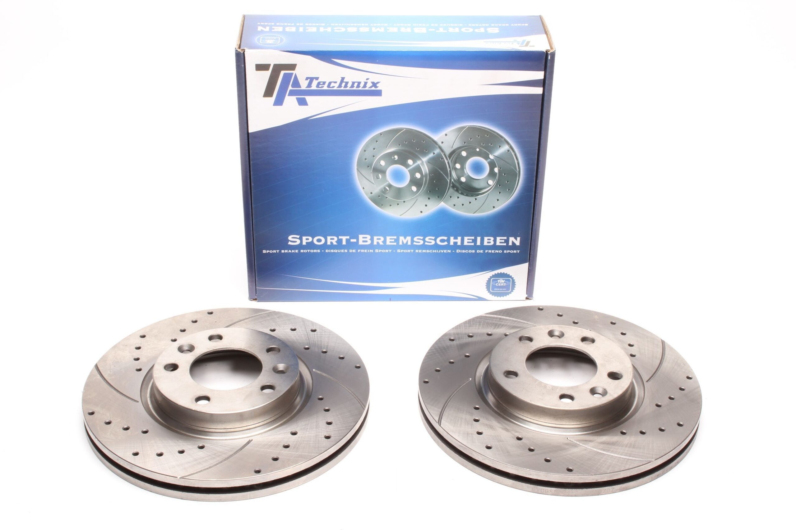Sport Bremsscheiben Satz Vorderachse passend für Peugeot 407 / 407 SW / 508 / 508 SW / 607