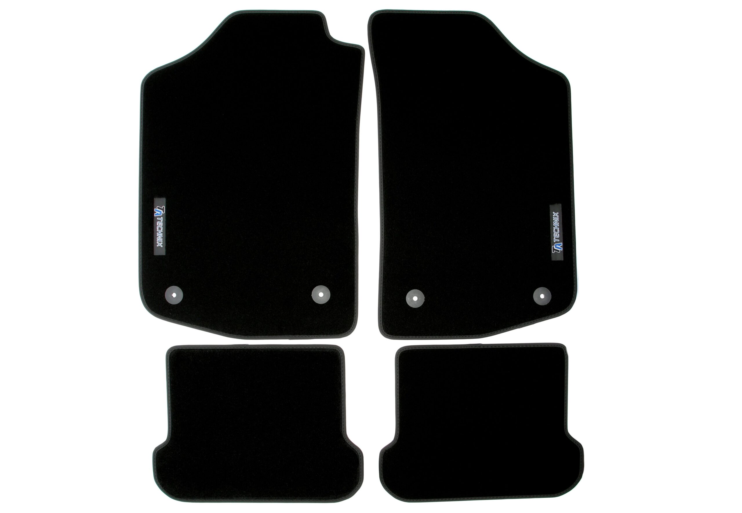 Fußmatten Set mit Logo passend für VW Golf 1 Typ 17, VW Jetta 1 Typ 16, VW Golf 1 Cabrio Typ 155