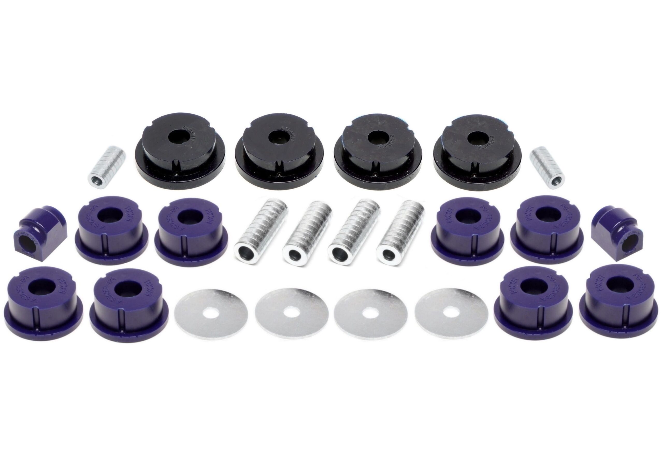 PU-Buchsen Kit 26-teilig / Hinterachse mit Ø 19mm Stabi / passend für BMW 3er Serie E36