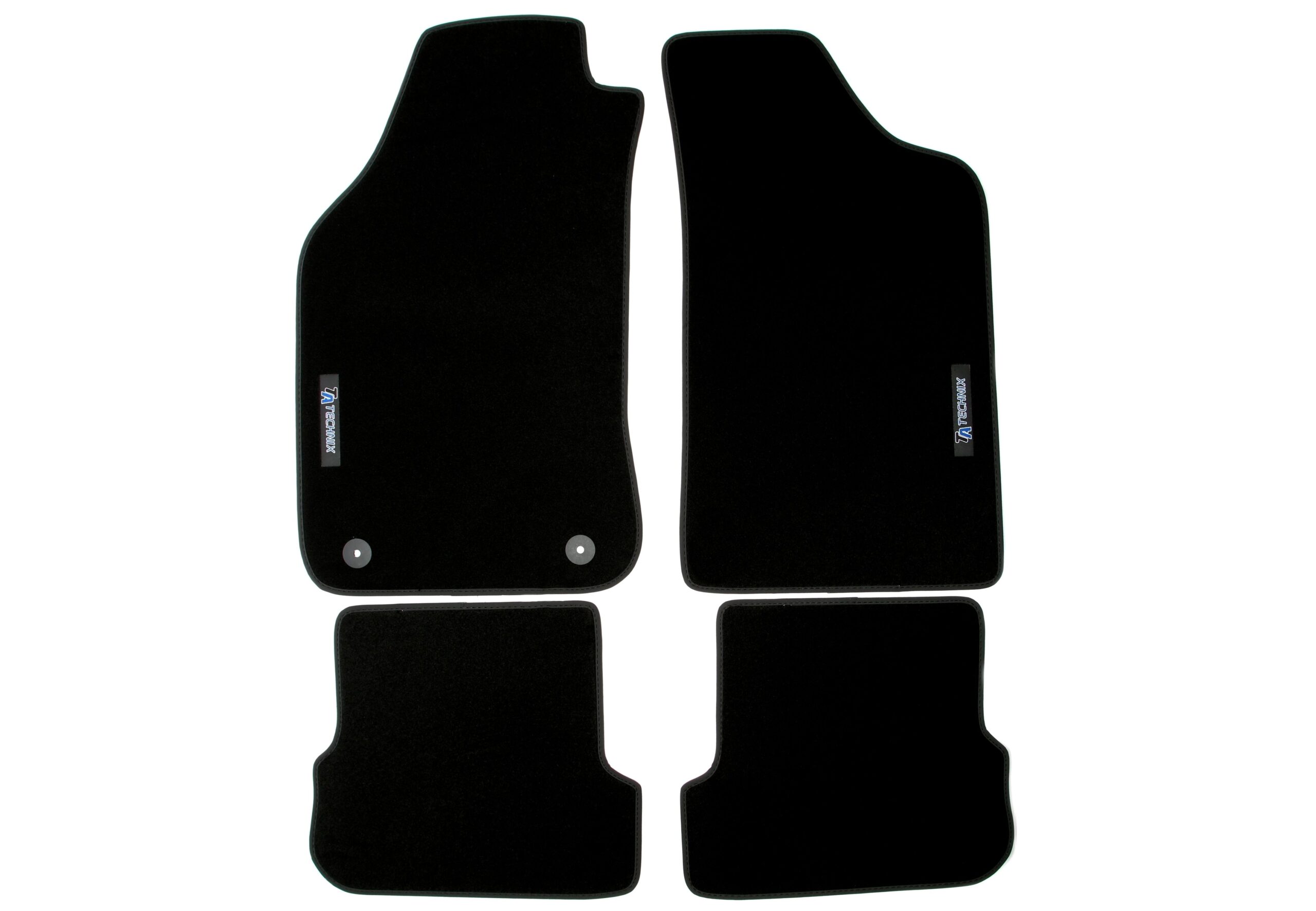 Fußmatten Set mit Logo passend für VW Golf 2 Typ 19E, VW Jetta 2 Typ 19E