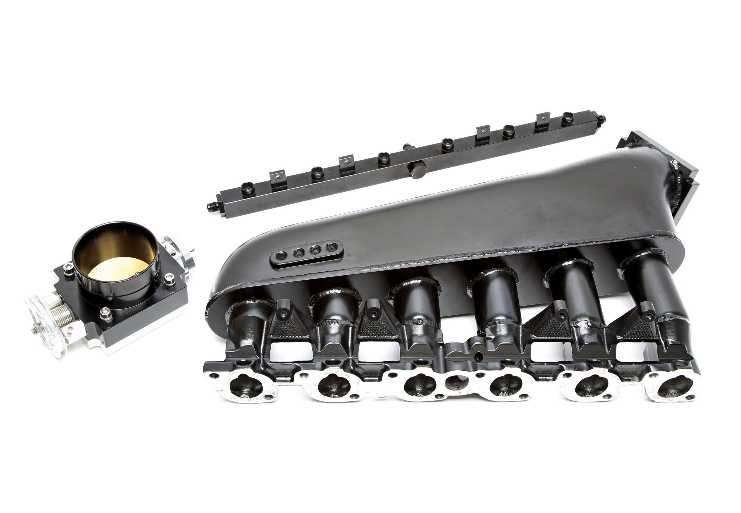 Ansaugbrücken Set schwarz passend für BMW 3+5er Serie E30+E34 - Motorcode M20