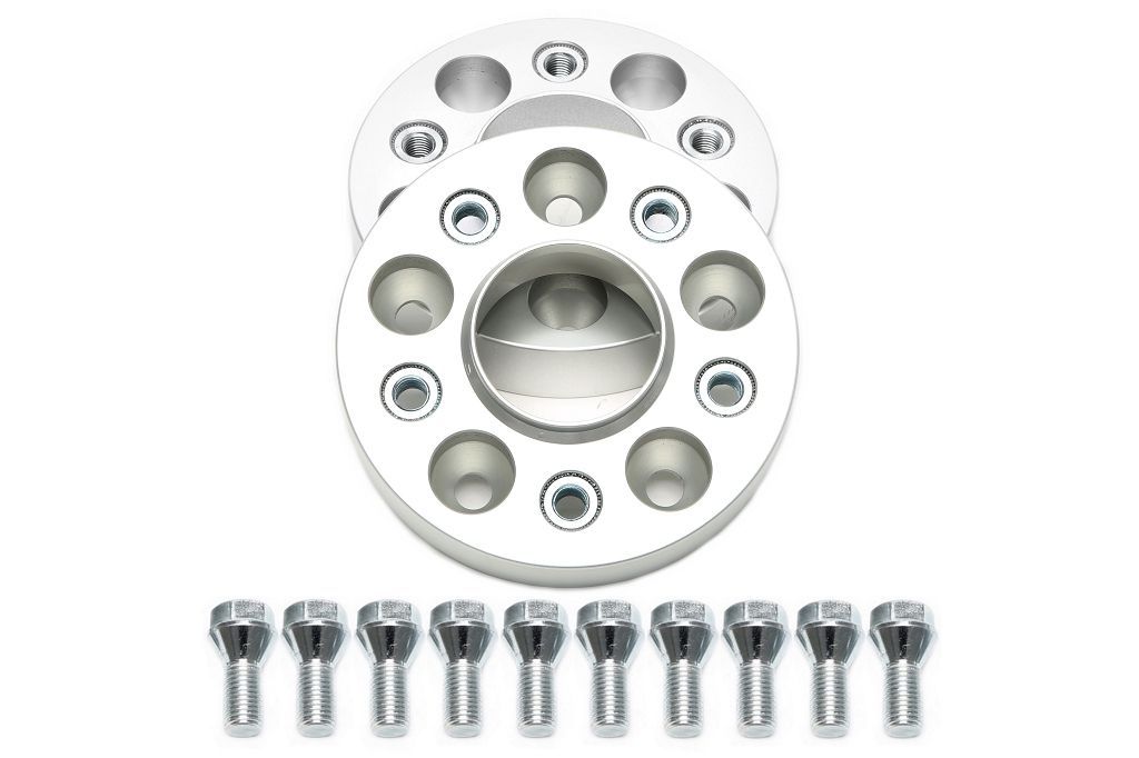 Spurverbreiterungsset für OEM Radschrauben 30mm pro Seite/60mm pro Achse, LK 5x112, NLB 66,6-M12