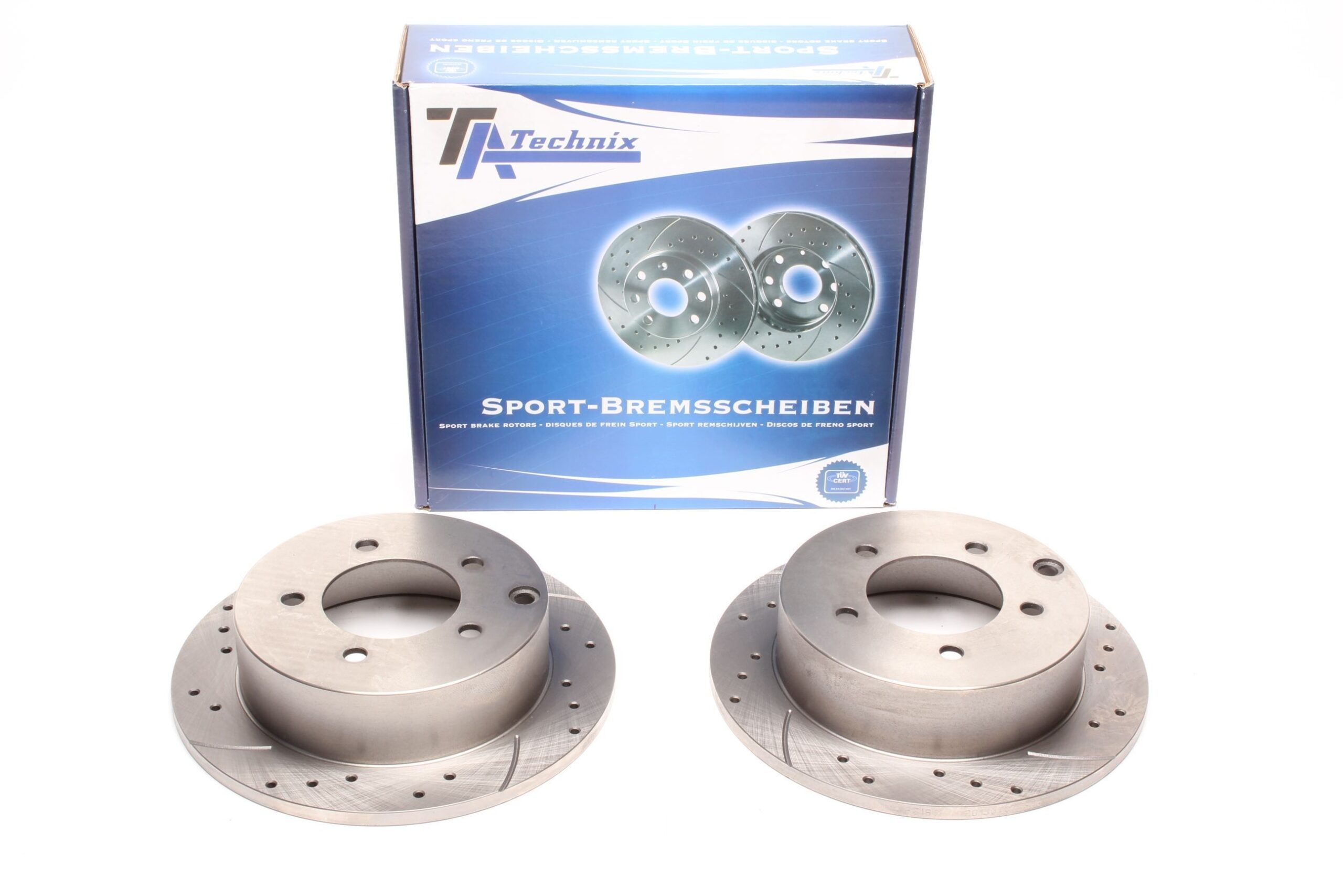 Sport Bremsscheiben Satz Hinterachse passend für Mitsubishi Lancer Sportback / Lancer Stufenheck