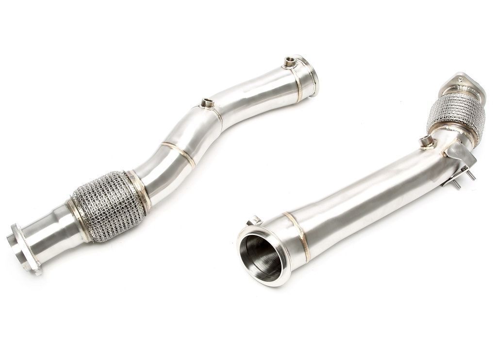 Downpipe ohne Katalysator mit Flexrohr passend für BMW X3er M Modelle Typ F97, X4er M Modelle Typ F98 - Motorcode S58