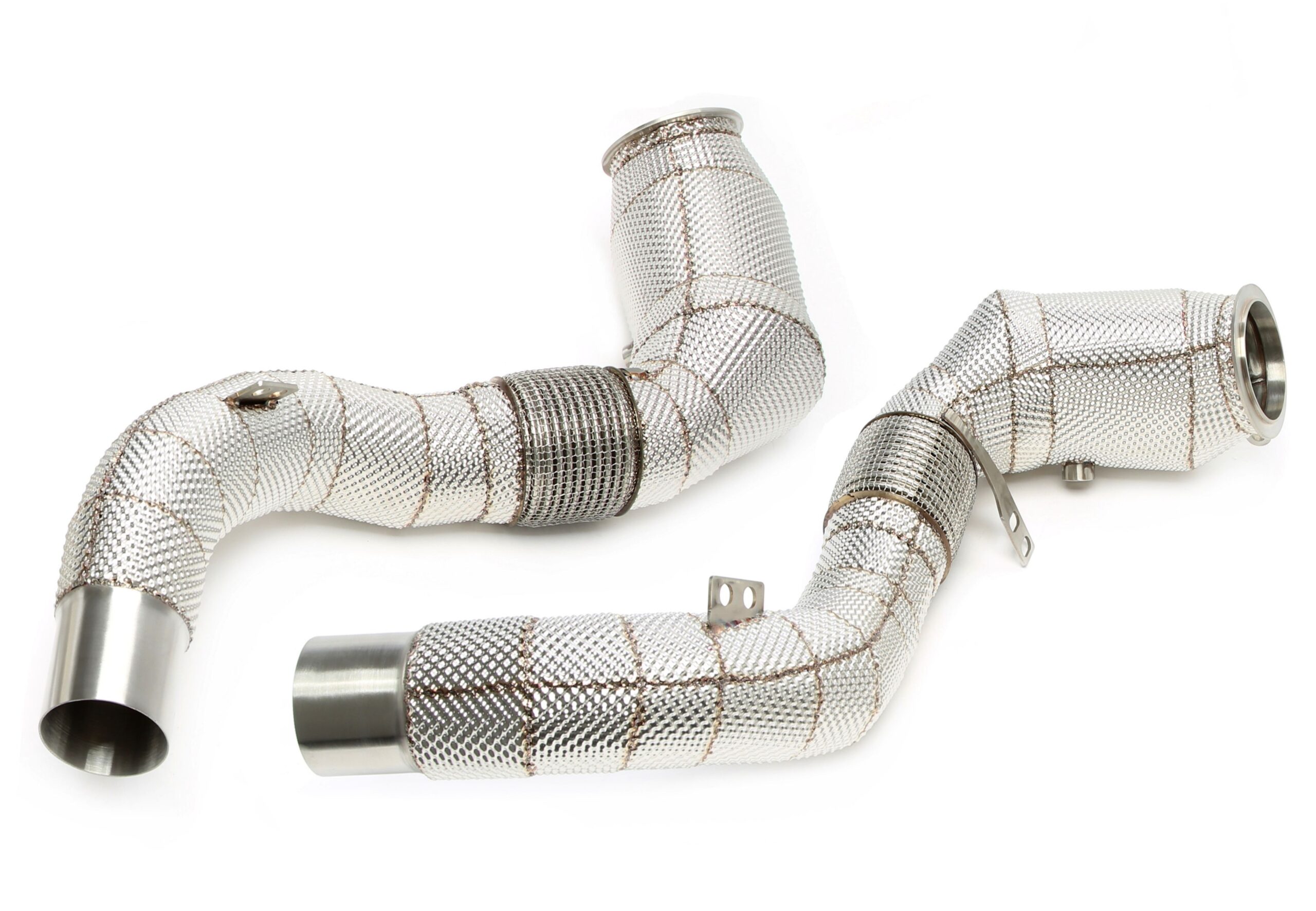Downpipe mit Katalysator und Flexrohr passend für BMW 5er Serie F07,F10,F11, 6er Serie Typ F12,F13,F06, 7er Serie Typ F01,02,F03, X5 Typ F15, X6 Typ F16 - Motorcode N63N