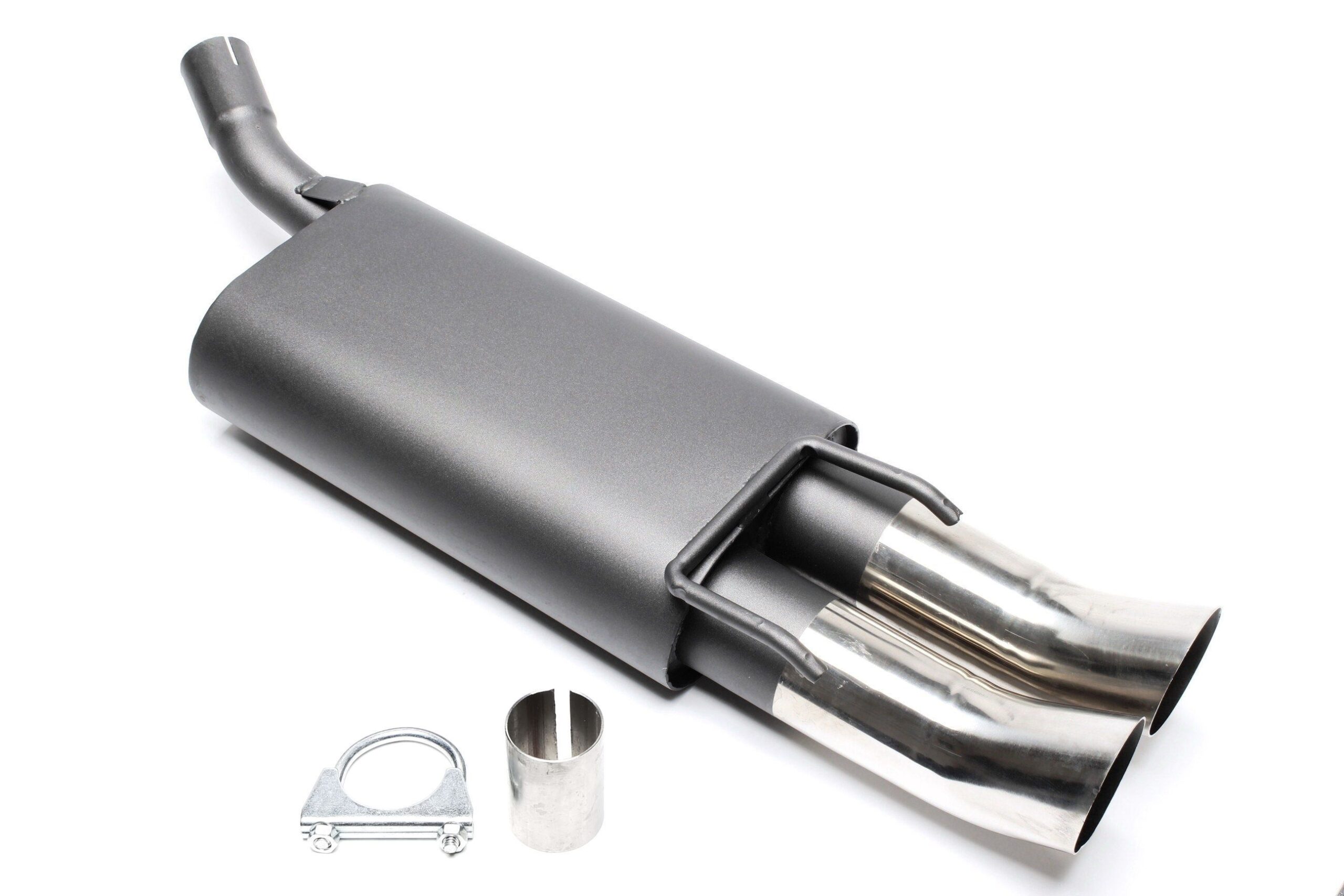 Sportendschalldämpfer 2x76mm DTM passend für Opel Corsa B