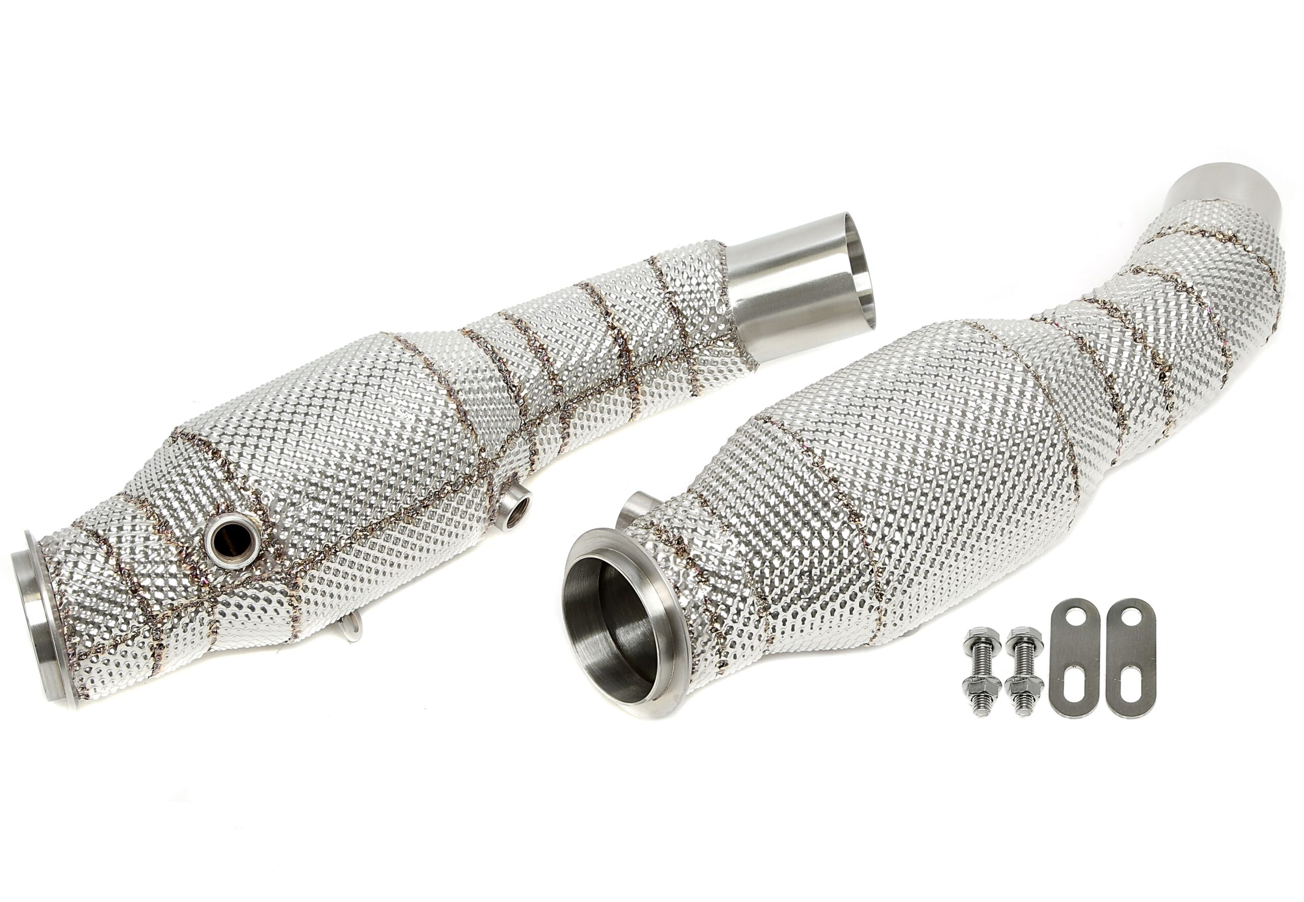 Downpipe mit Hitzeschild und Katalysator passend für Alfa Romeo Giulia 2.9l Turbo Quadrifoglio Typ 952 / Stelvio 2.9l Turbo Q4 Typ 949