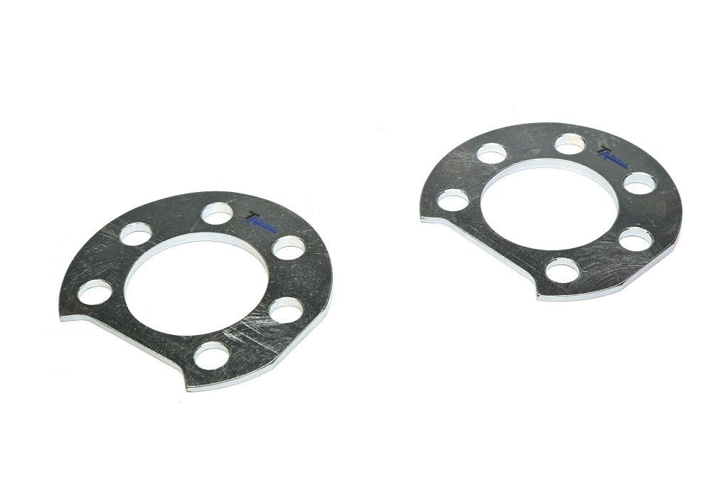 Adapterplatten Set zur Sturzverstellung Hinterachse passend für Audi 50/ 80/90 / Arosa / Cordoba / Ibiza / Toledo / Derby / Golf / Jetta / Passat / Santana / Scirocco / Vento