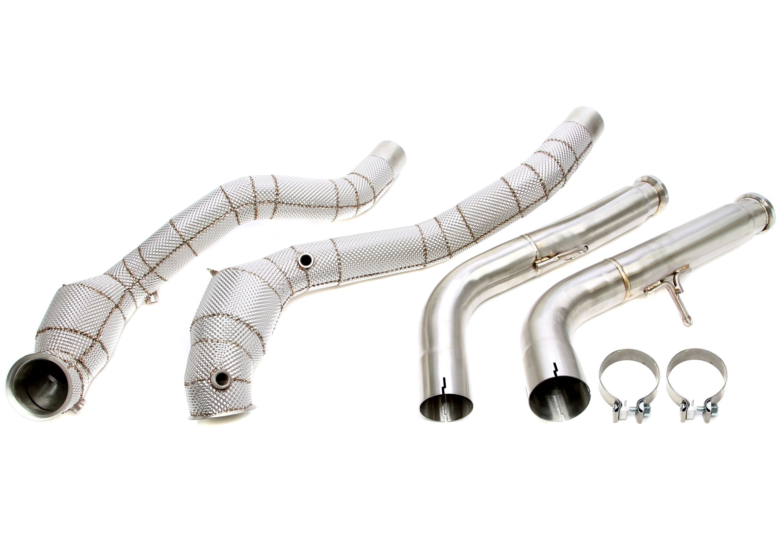 Downpipe mit Hitzeschild und Katalysator passend für Mercedes Benz G-Klasse G500, G63 AMG W463A