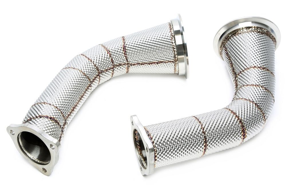 Downpipe mit Hitzeschild passend für Audi A4-RS4, A5-RS5 Typ B9