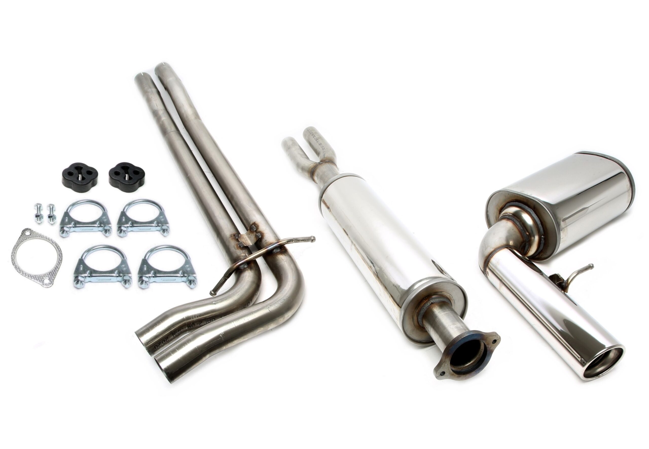 Sportauspuffanlage 1x100mm passend für Volvo S60 I Turbo Typ R