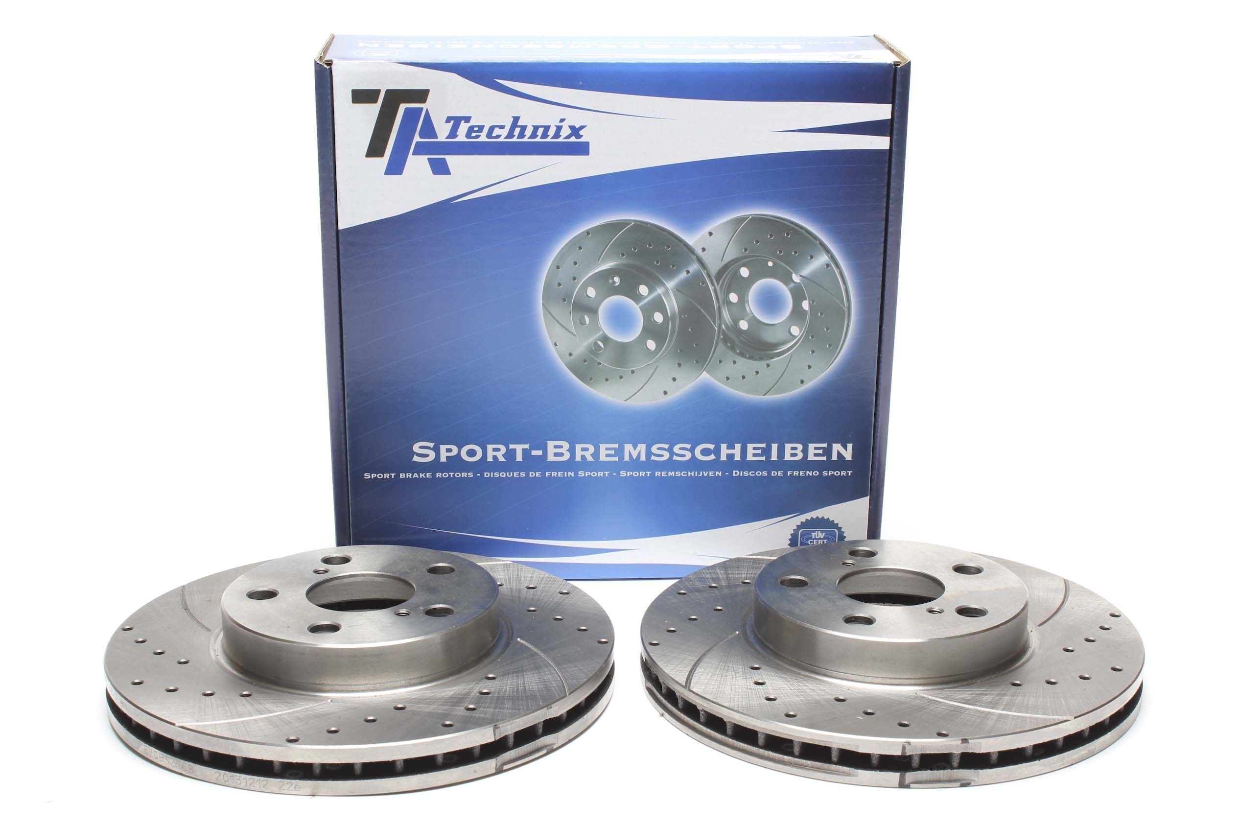 Sport Bremsscheiben Satz Vorderachse passend für Toyota Avensis