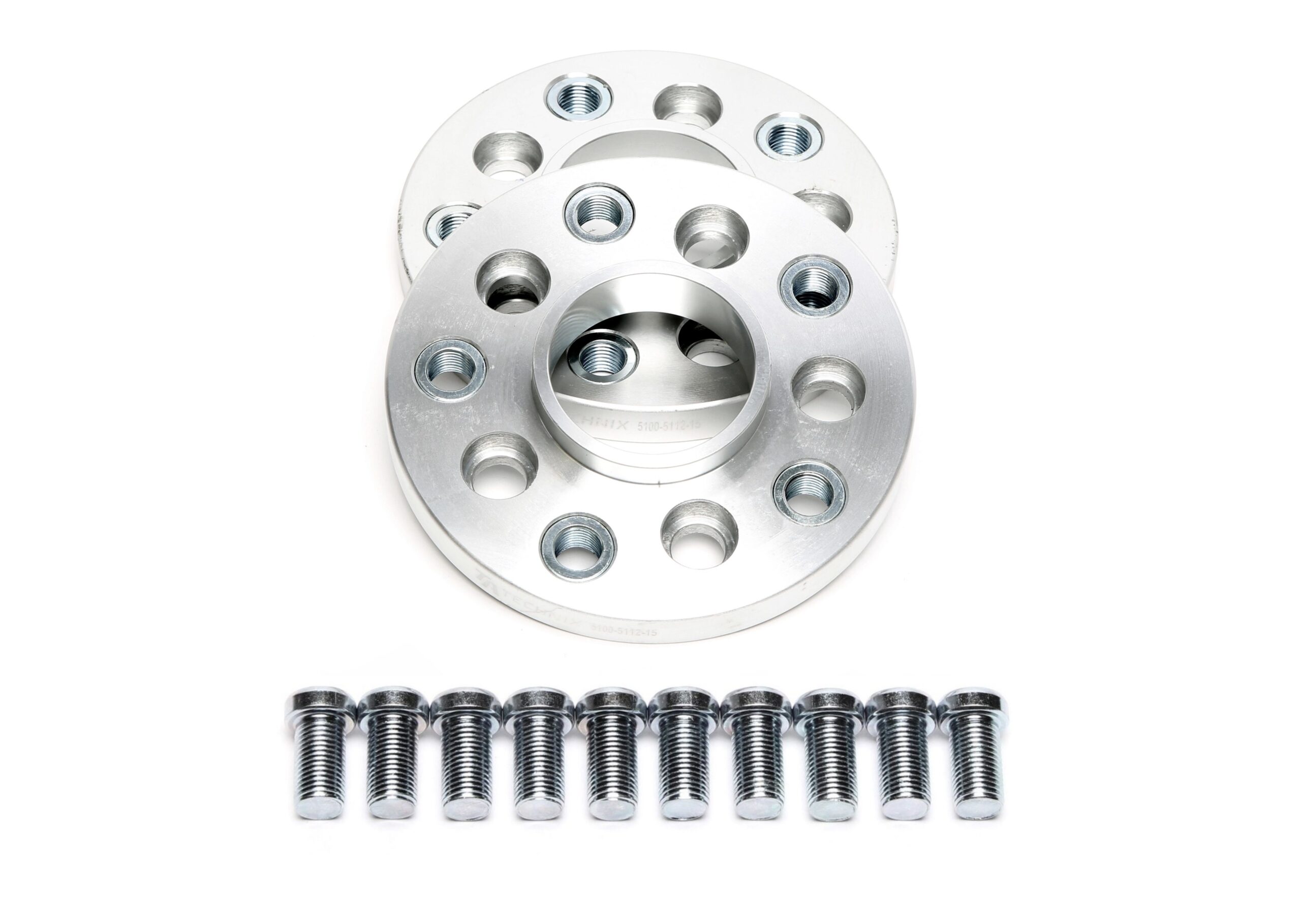 Lochkreisadapterset 15mm pro Seite/30mm pro Achse/5x100 auf 5x112