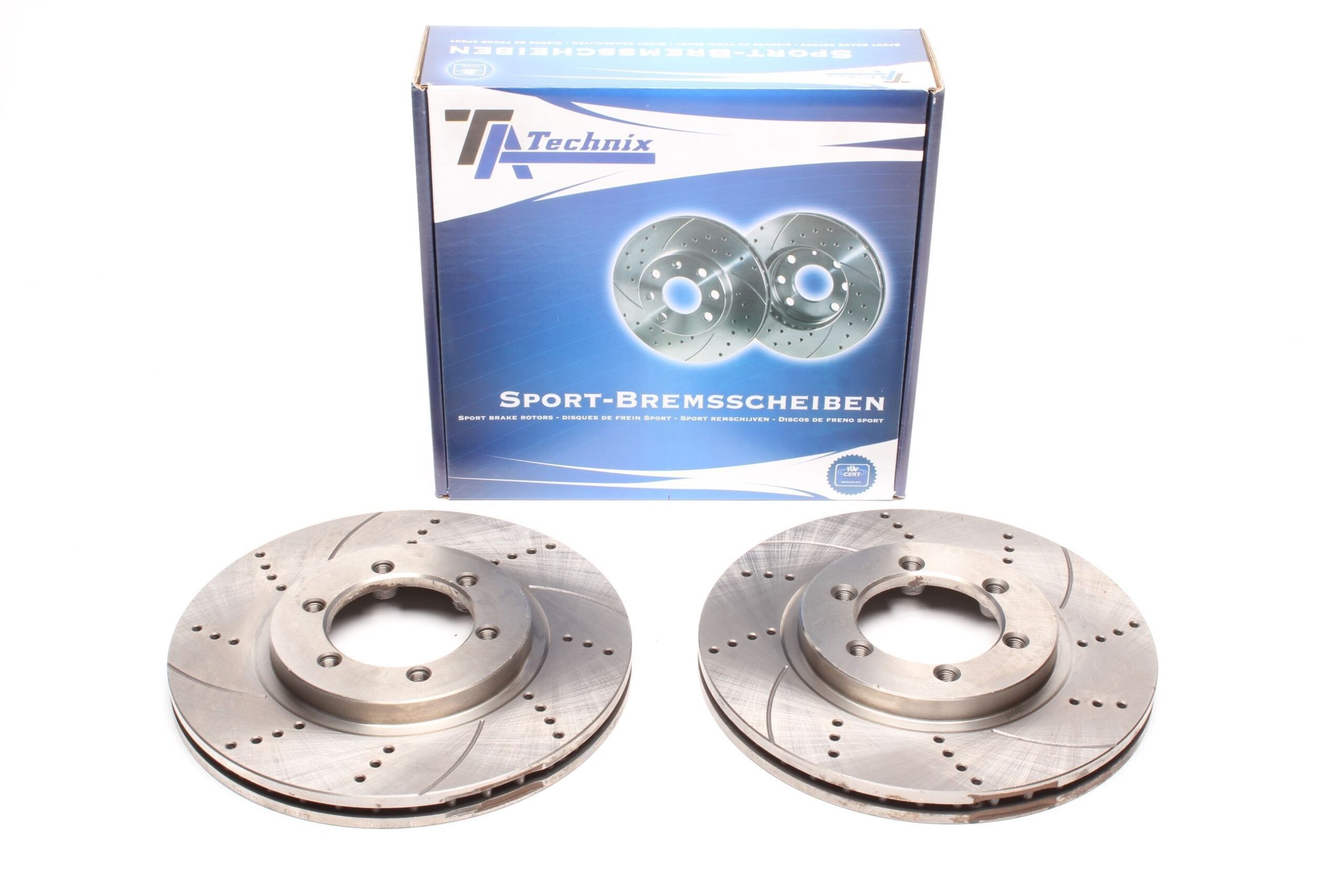 Sport Bremsscheiben Satz Vorderachse passend für Ssangyong Korando / Korando Cabrio / Musso