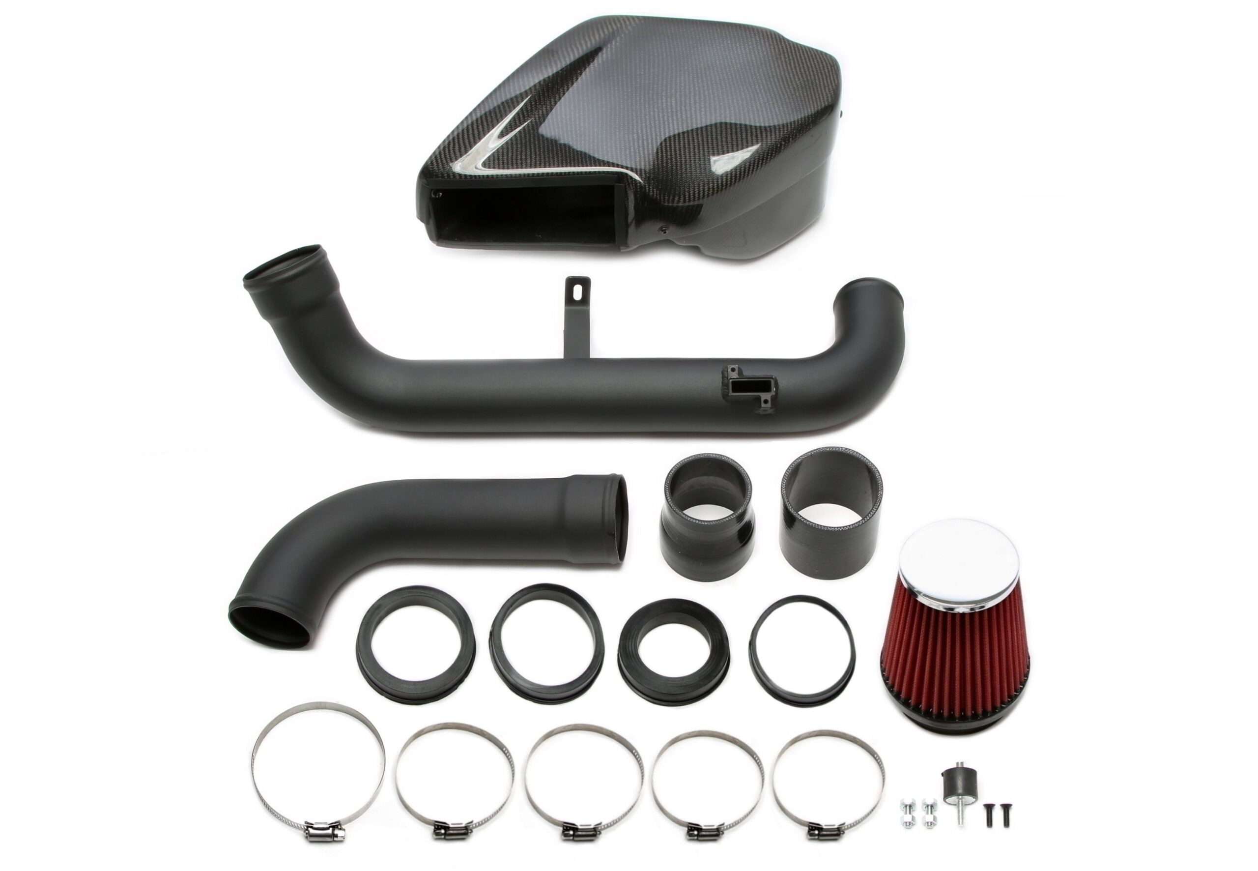 Carbon Air Intake passend für Audi A3 (8P)/ TT (8J)/ Seat Leon (1P)/ Skoda Octavia (1Z)/ VW Golf V+VI (1K)/ Jetta III (1KM)/ Passat (3C)