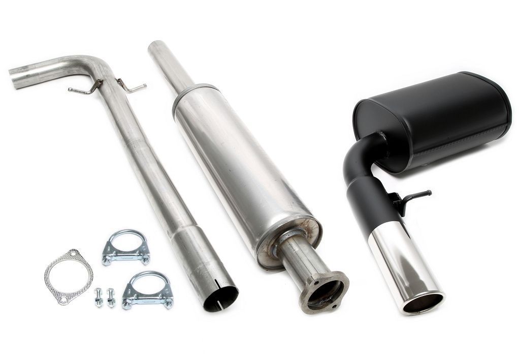 Sportauspuffanlage 1x90mm passend für Volvo S80 I 2.4l Modelle Typ T