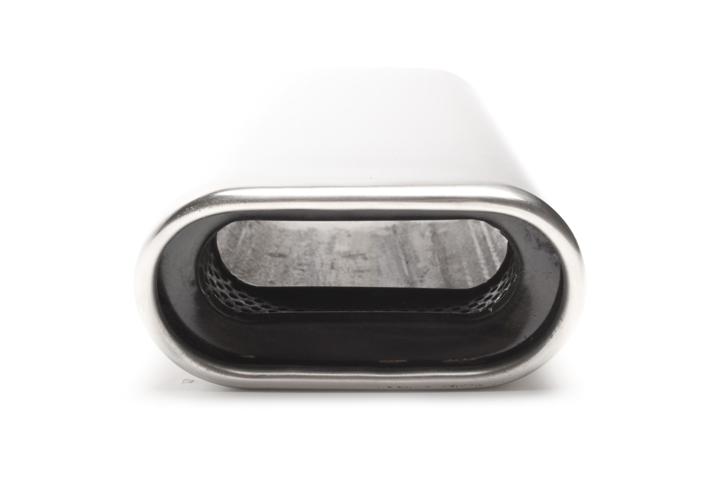 Endrohr Edelstahl universal 70 x 140mm flach / oval