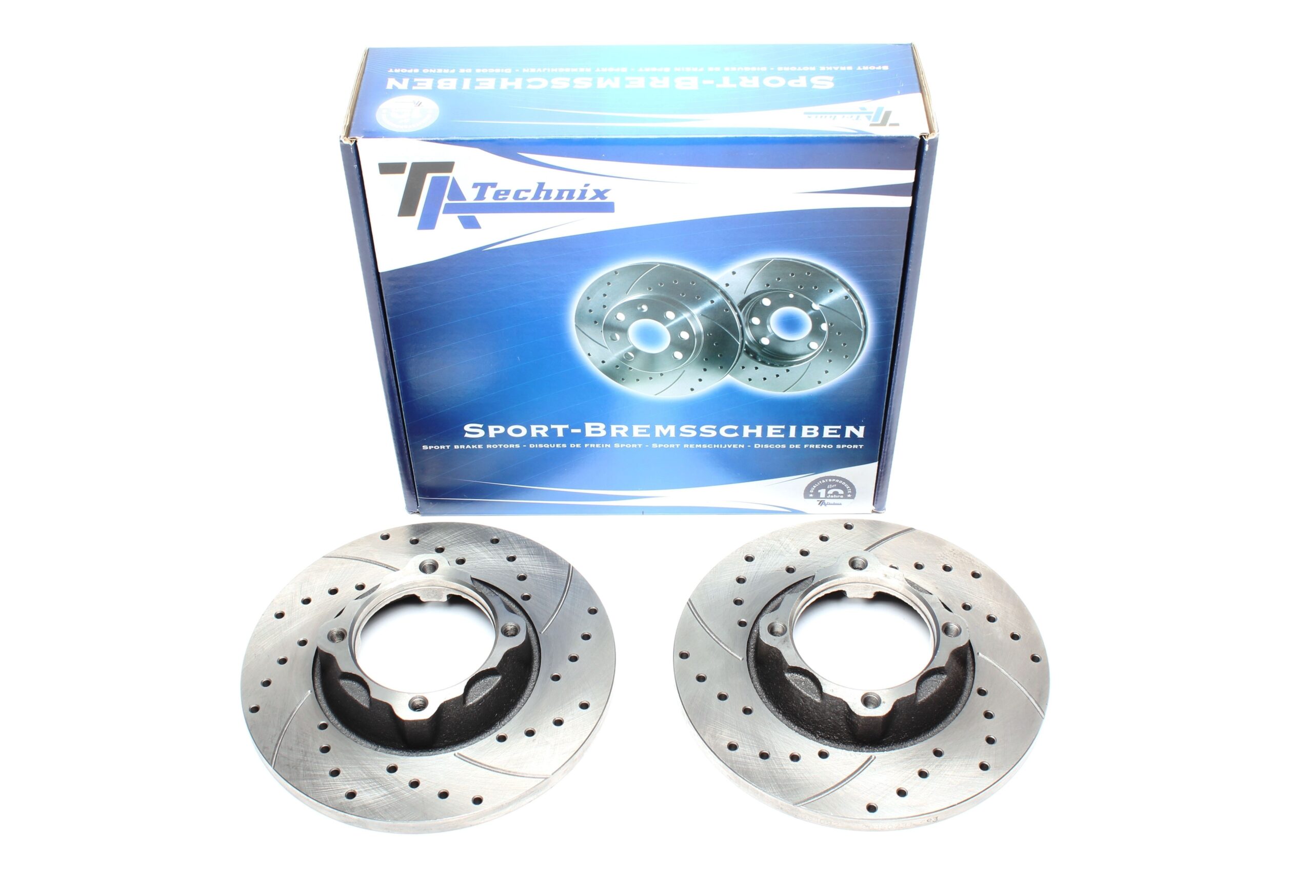 Sport Bremsscheiben Satz Vorderachse passend für Hyundai Pony / Mitsubishi Colt I / Lancer F II