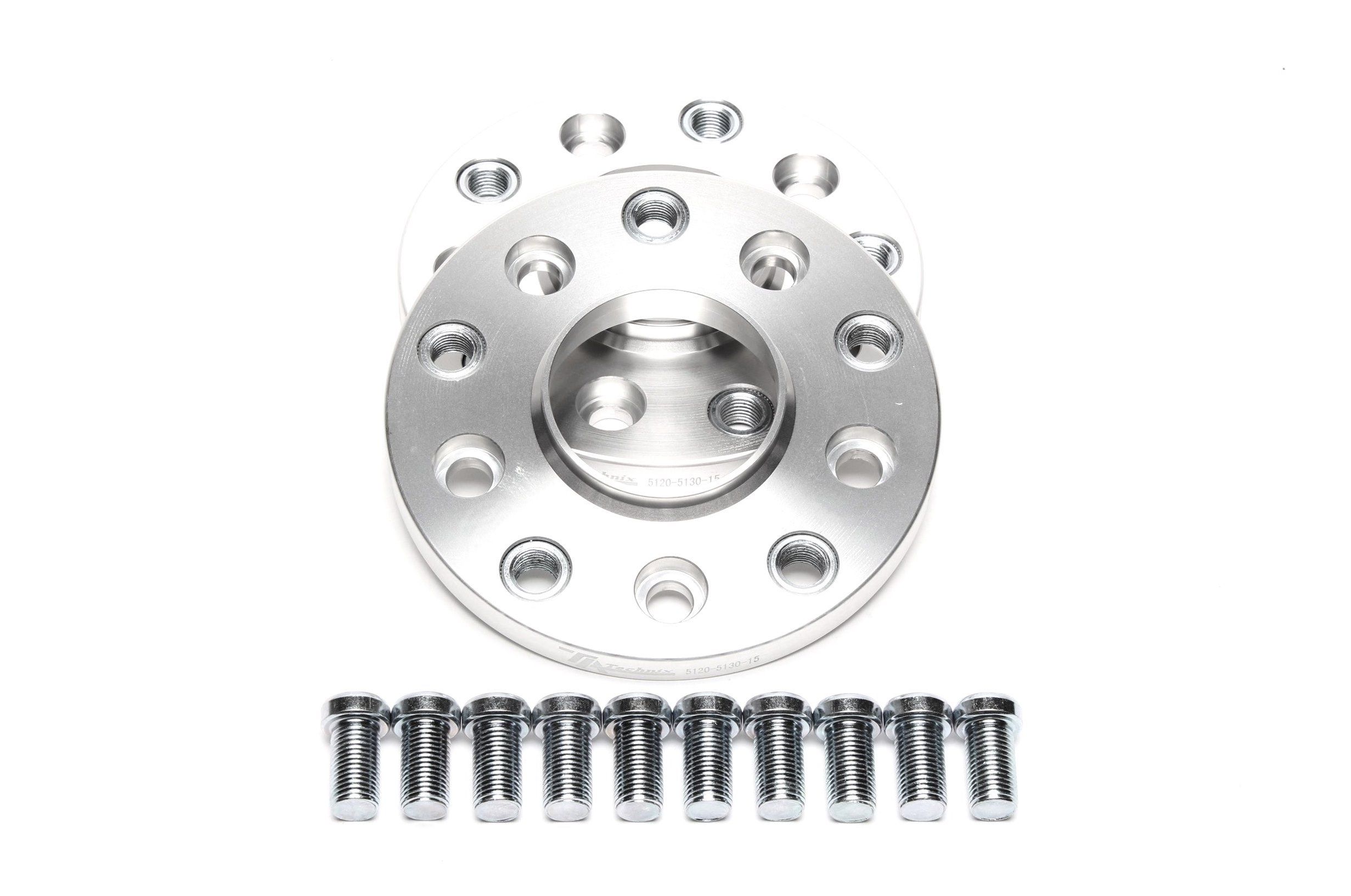 Lochkreisadapterset 15mm pro Seite/30mm pro Achse/5x120 auf 5x130