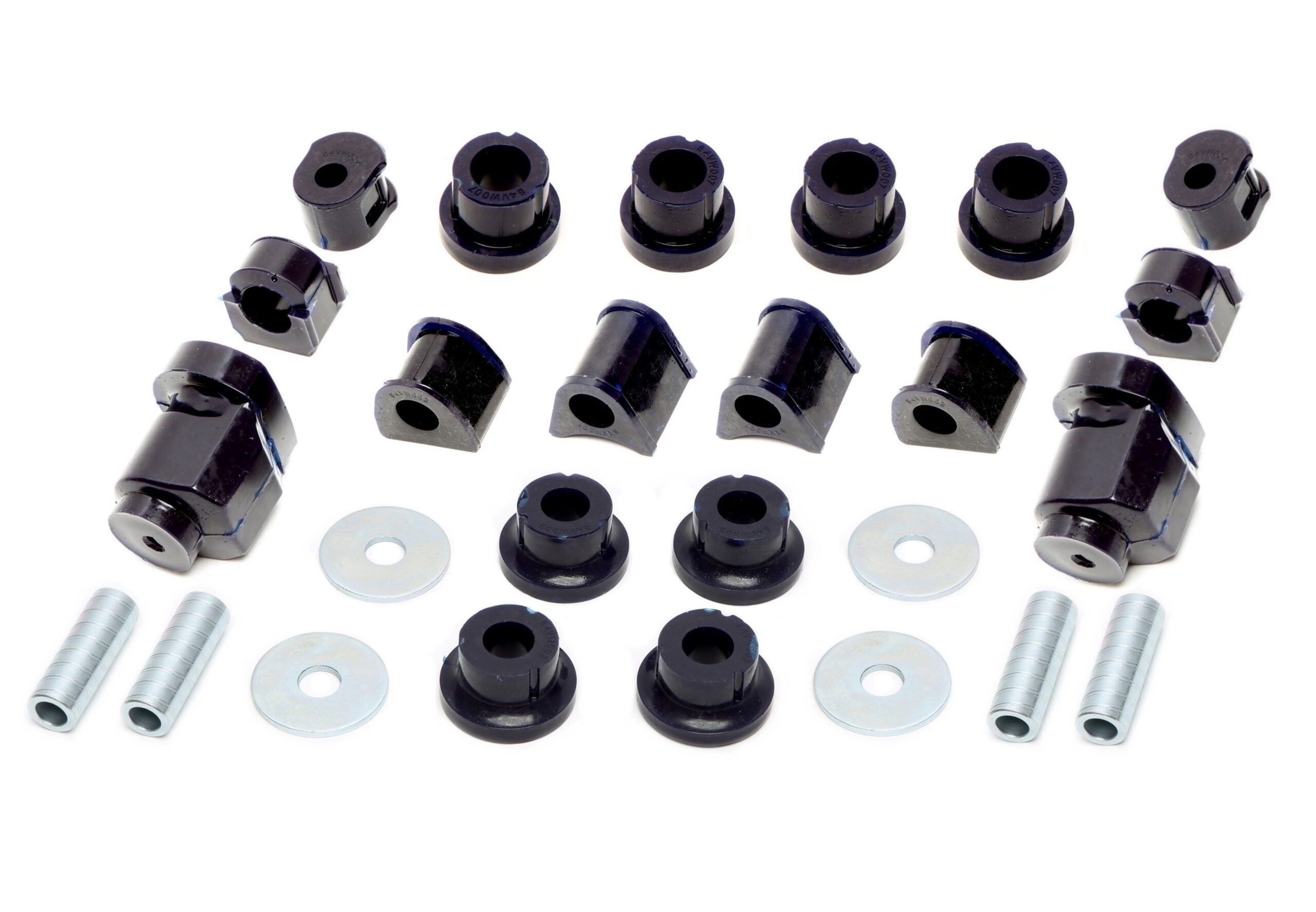 PU-Buchsen Kit 26-teilig, VA+ Hinterachse passend für VW Golf I / Scirocco I+ II / Jetta I